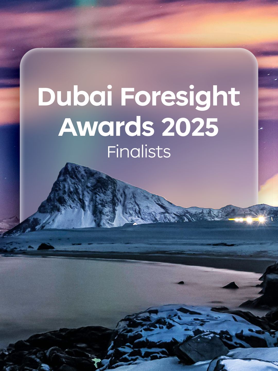 Dubai Foresight Awards 2025 finalist