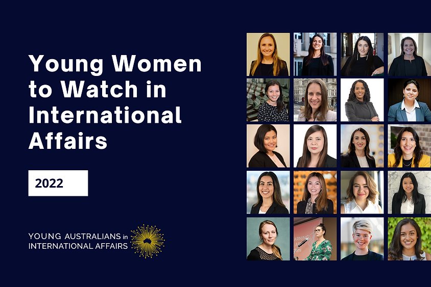 Young Women to Watch in International Affairs